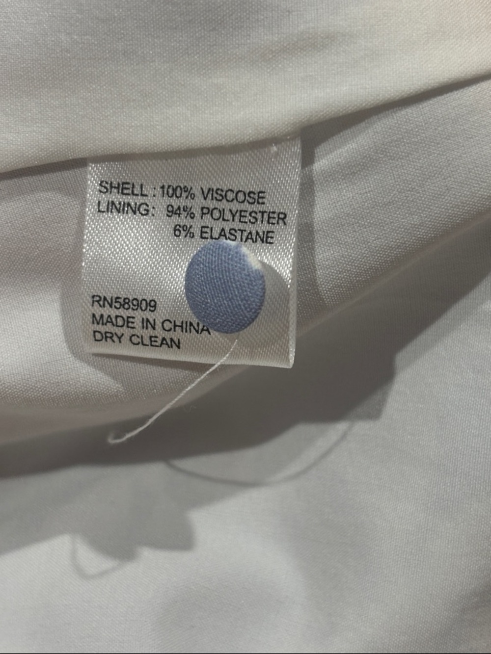 Antonio Melani Floral Long Sleeve Midi Dress in Light Blue and White size 4 - Picture 9 of 9